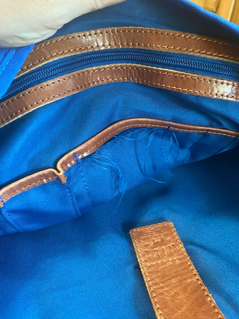 will leather goods blue and Green Canvas Messenger Bag give will 20 X 12 inches